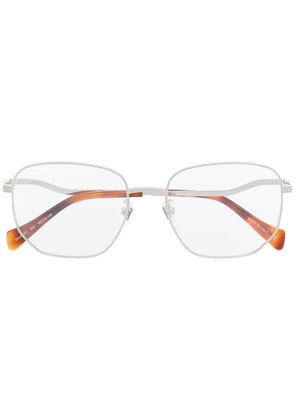 Gucci Eyewear square-frame clear glasses - Silver