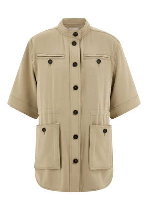 Ferragamo short-sleeve jacket - Neutrals