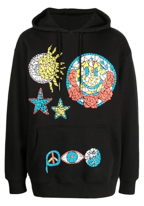 MARKET Mosaic graphic-print hoodie - Black