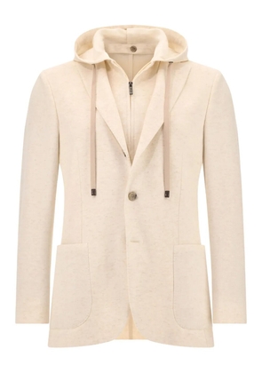 Boggi Milano Madison hooded blazer - Neutrals