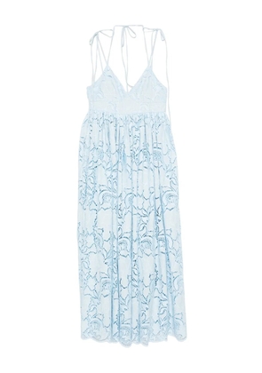 ERDEM sleeveless midi dress - Blue