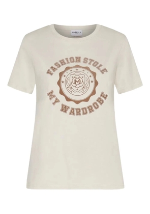 Marella graphic print T-shirt - Neutrals
