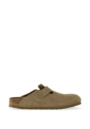 Birkenstock Boston suede flat mules - Neutrals
