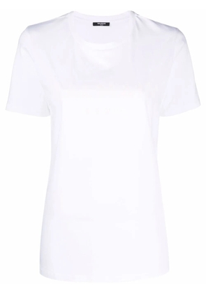Balmain flocked logo T-shirt - White