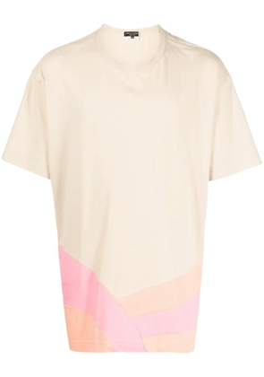 Comme des Garçons Homme Plus graphic-print short sleeved T-shirt - Brown