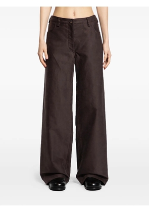 Ziggy Chen straight-leg trousers - Purple
