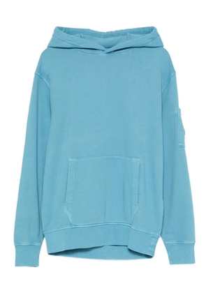 C.P. Company lens-detail hoodie - Blue