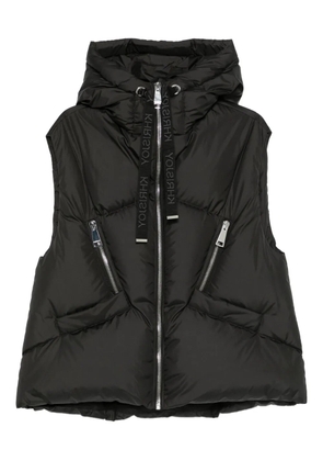 Khrisjoy hooded zip-fastening gilet - Black