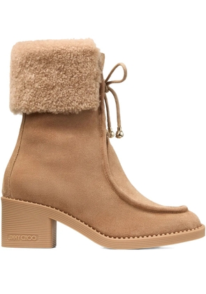 Jimmy Choo 60mm Hali boots - Brown