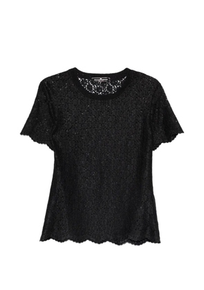Ermanno Scervino lace T-shirt - Black