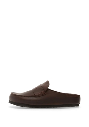 Birkenstock leather loafers - Brown