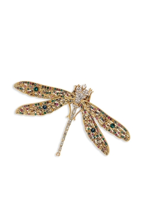 Kenneth Jay Lane Dragonfly pin - Gold