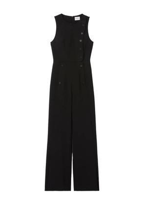 Claudie Pierlot button-detail sleeveless jumpsuit - Black