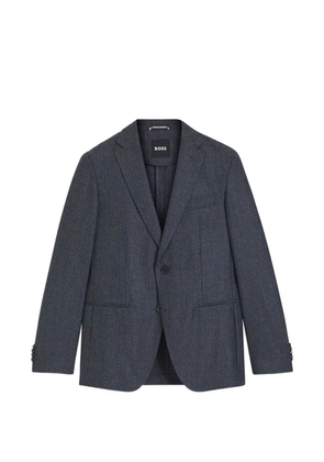 BOSS textured blazer - Blue