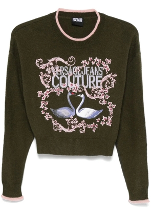 Versace Jeans Couture Swan Lake sweater - Green