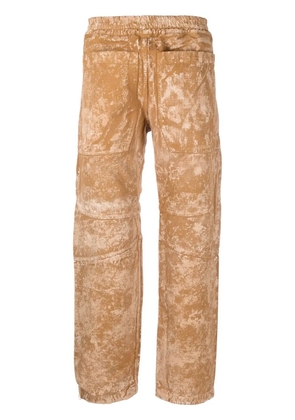 RANRA Oss bleached-effect ripstop trousers - Neutrals