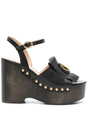 Valentino Garavani 115mm VLogo sandals - Black