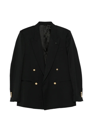 Lardini double-breasted blazer - Black