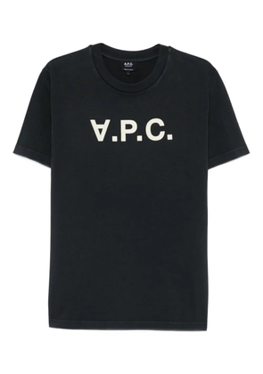 A.P.C. logo-detail T-shirt - Black