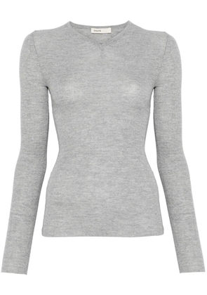 KHAITE ribbed sweater - Grey