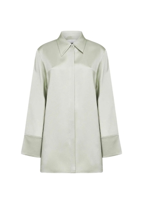 Jil Sander wide-cuff shirt - Green
