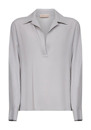 Blanca Vita v-neck blouse - Grey