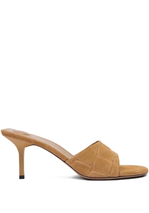 Jacquemus 70mm Cubisto mules - Brown