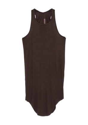 Rick Owens Lilies ribbed tank top - Brown