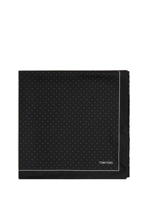 TOM FORD polka-dot scarf - Black