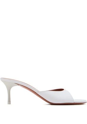 Amina Muaddi 60mm open-toe heeled sandals - White