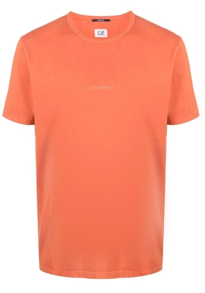 C.P. Company logo-print t-shirt - Orange
