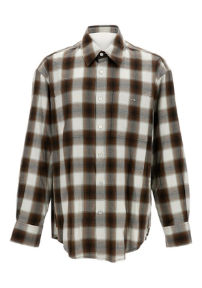 Wooyoungmi checked cotton shirt - Green