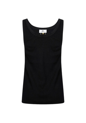 Elisabetta Franchi knitted top - Black