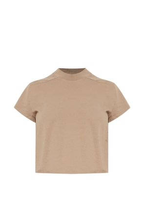 Rick Owens DRKSHDW mockneck crop top - Neutrals