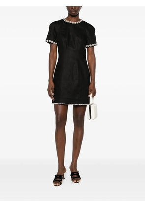 ZIMMERMANN Rebellion embellished mini dress - Black