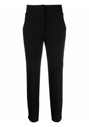 Peserico high-rise slim-fit trousers - Black