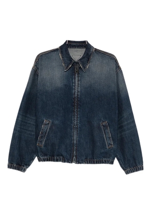 Prada zip-up denim jacket - Blue