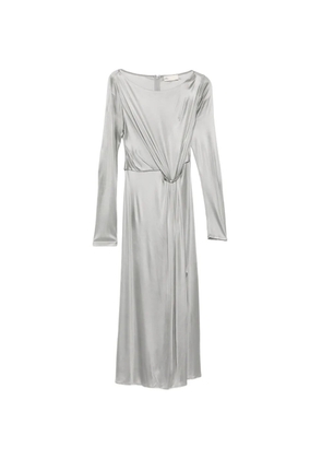 Tory Burch ruched midi dress - Silver