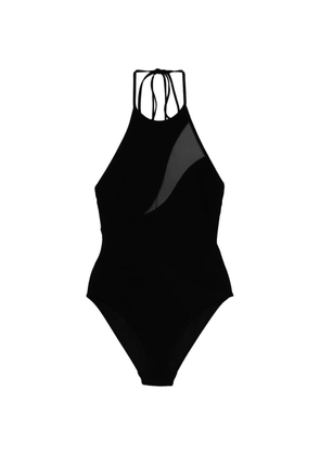 ZIMMERMANN Wanderlust Spliced mesh swimsuit - Black