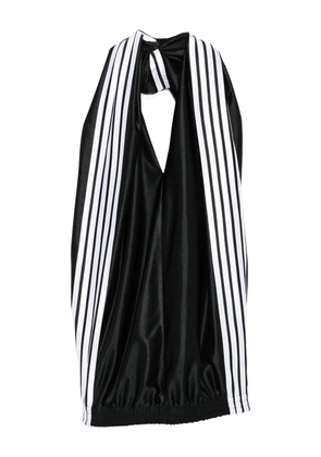 Balenciaga side-stripe mini dress - Black