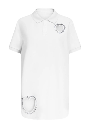 AREA polo dress - White