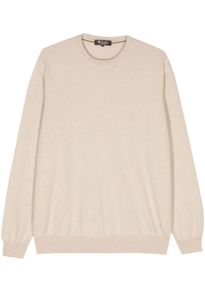 Loro Piana knitted cashmere jumper - Neutrals
