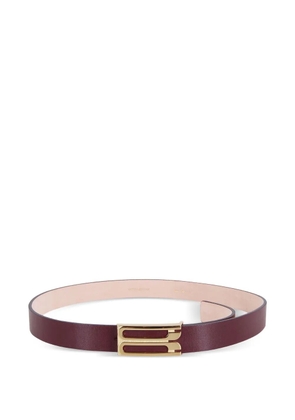 Victoria Beckham Jumbo Dorian buckle belt - Red