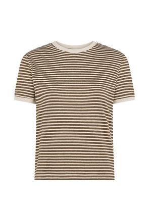 Seventy striped T-shirt - Brown