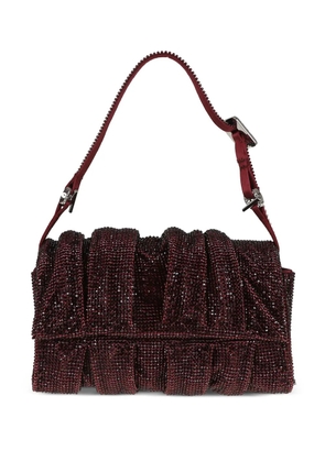 Benedetta Bruzziches Iris Miss crystal-embellished shoulder bag - Purple