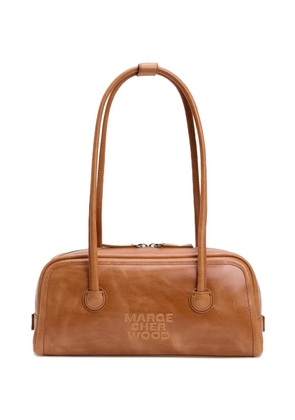 Marge Sherwood logo-embossed tote bag - Brown