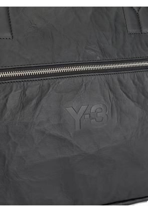 Y-3 logo-detail tote bag - Black