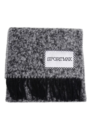 Sportmax woo blend scarf - Black
