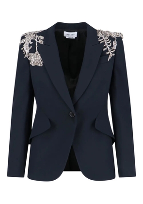 Alexander McQueen embellished single-breasted blazer - Black