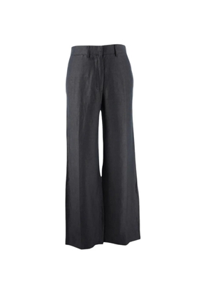 Giorgio Armani Pre-Owned linen trousers - Grey
